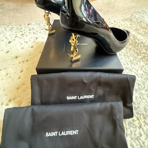 New Saint Laurent Opyum Pumps 40.5 - Picture 2 of 8